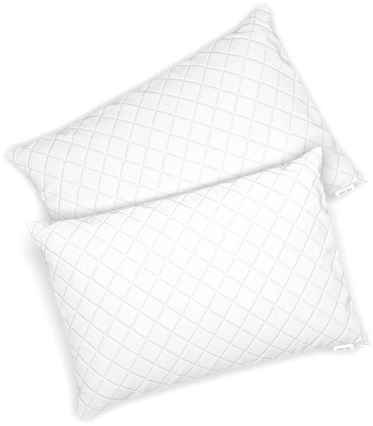 Kopfkissen Weiß 50 x 75 cm 2er Set Vitalispa