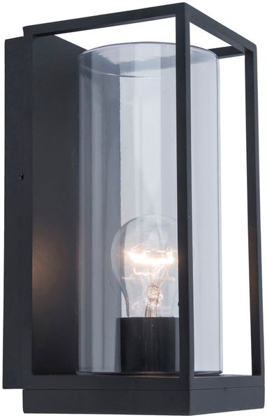 Lutec Außenwandleuchte Flair E27 anthrazit rechteckig Bild 2