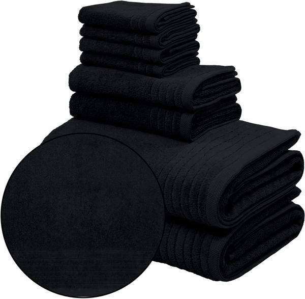 OTTO home Handtuch Set Sanremo Premium, Premium Handtücher, 600 gr/m², dicke Qualität, Frottier (Set, 8-St), Duschtücher, Handtücher, Seiftücher, 100% Baumwolle, 5 Jahre Garantie
