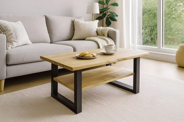 SAM® Couchtisch Patricia, Baumkante, Akazie, Eiche oder Mango, in 2 Größen erhältlich