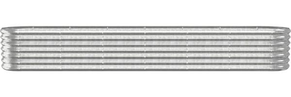 vidaXL Hochbeet Verzinkter Stahl 260x40x36 cm Silbern 318882 Bild 3