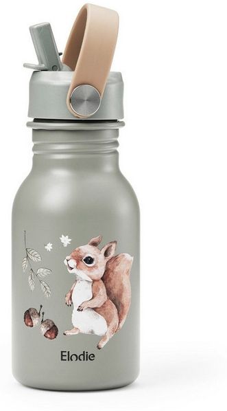 Elodie Trinkflasche Trinkflasche - Wasserflasche - Chipmunk Darling, Auslaufsicher, Edelstahl, Kinderflasche, BPA-frei