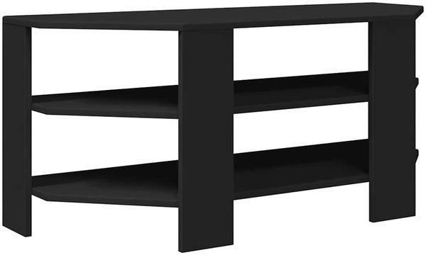 vidaXL EckTVSchrank Schwarz 102x40,5x45cm Holzwerkstoff 889766 Bild 7