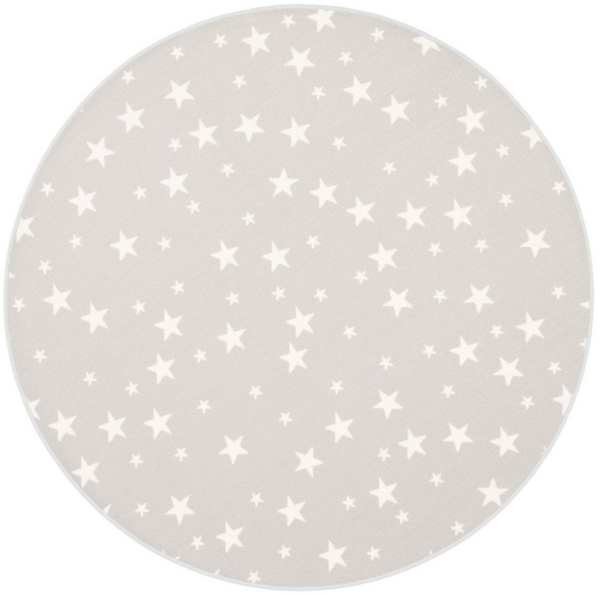 Snapstyle Kinderteppich Kinder Spiel Teppich Sterne Rund, Rund, Höhe: 5 mm