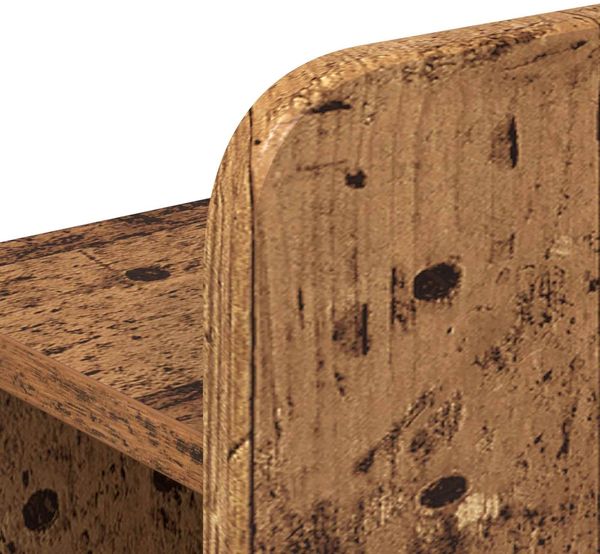 vidaXL Bettgestell mit Stauraum Altholz 135 x 190 cm Holzwerkstoff 3433482 Bild 6