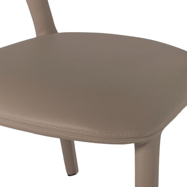 Esszimmerstuhl Noble 2er-Set, Kunstleder gepolstert, modern, Sand, komfortables Design Bild 7