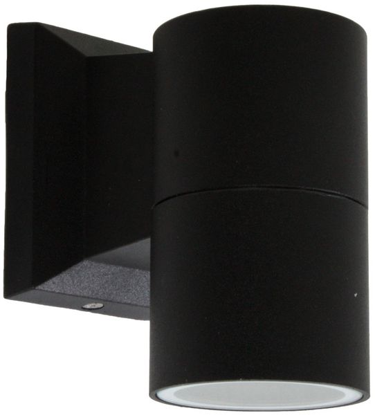Wandleuchte, ALU schwarz, H 11 cm
