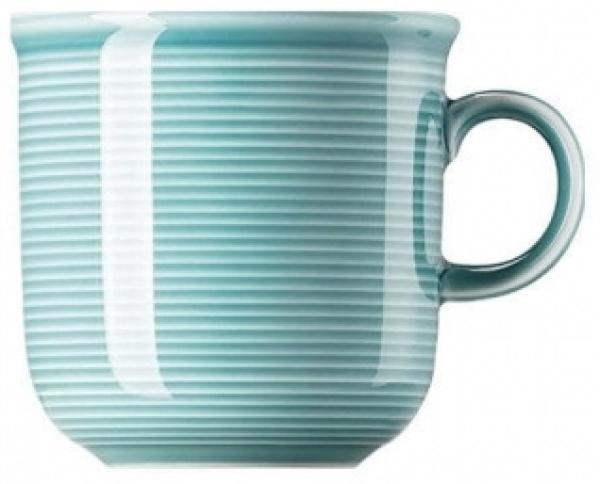 Thomas Trend Colour Becher mit Henkel, Henkeltasse, Porzellan, Ice Blue, 280 ml, 11400-401921-15503