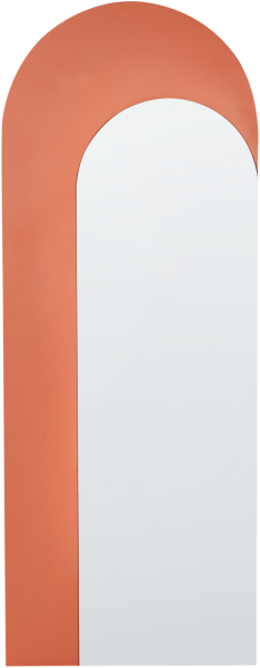 Wandspiegel GROISES 55 cm 140 cm Orange