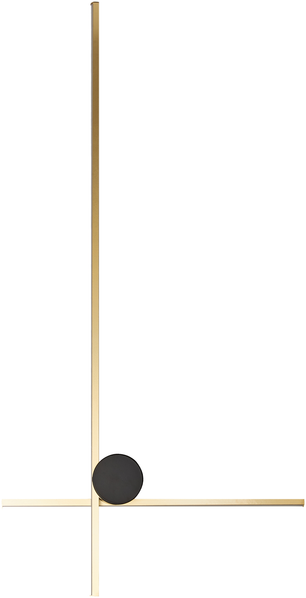 LED Wandlampe NUEVO Metall Gold