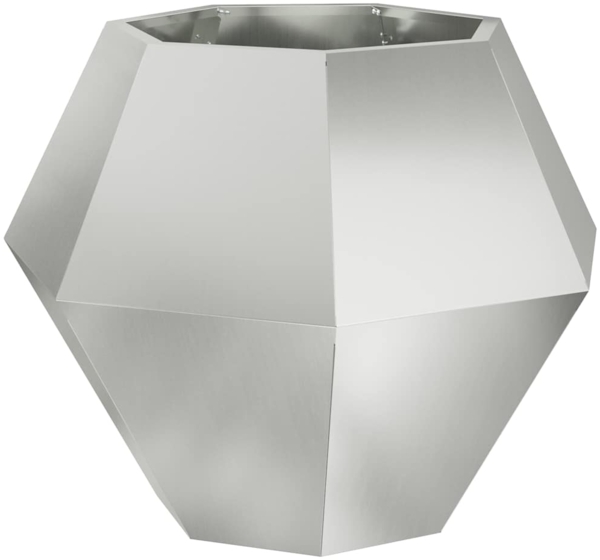 vidaXL Pflanzkübel Silber 75 x 75 x 60 cm Verzinkter Stahl 884048