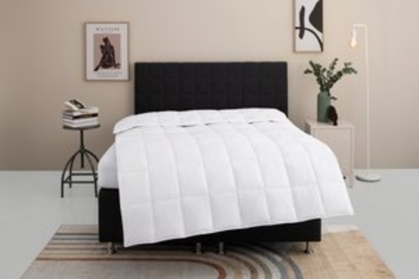 my home Federbettdecke Ulani, Bettdecke 135x200 cm, 155x220 cm, Füllung: 70% Federn & 30% Daunen, Bezug: 100% Baumwolle, Bettdecken, Sommer, Winter, Allergiker geeignet (Hausstauballergiker) Bild 6