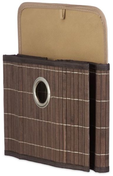 Relaxdays 2x Aufbewahrungskorb Bambus, braun Bild 7