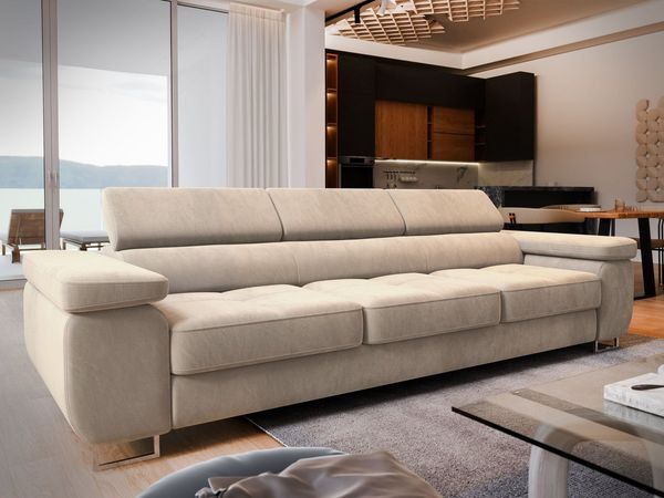 Masseno Sofa MOSINE mit Schlaffunktion, Schlafsofa, Wohnzimmersofa, Couch, Soffa