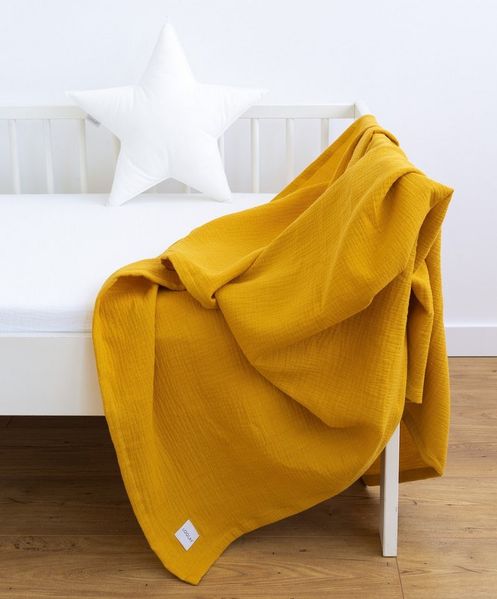 Babydecke Babydecke Musselin Baumwolle Tagesdecke Decke 95x95 120x120 150x200 cm, Loolay, LOOLAY Musselin Tagesdecke, atmungsaktiv, weich & leicht!