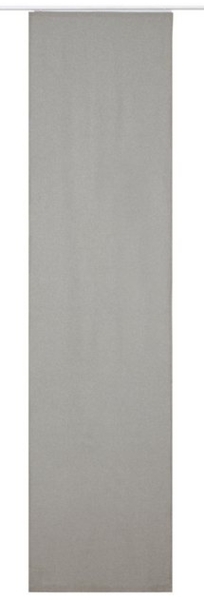 ELBERSDRUCKE Schiebegardine blickdichter Schiebevorhang Lino taupe 245x60 cm Klettband (1 St), blickdicht, Flächenvorhang mit Klettband Bild 3