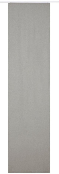 ELBERSDRUCKE Schiebegardine blickdichter Schiebevorhang Lino taupe 245x60 cm Klettband (1 St), blickdicht, Flächenvorhang mit Klettband Bild 2