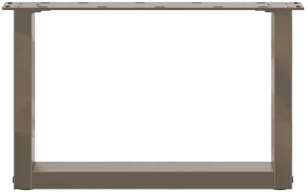 vidaXL Couchtischbeine U-Form 2 Stk. Naturstahl 50x(30-31) cm Stahl 4013139 Bild 5