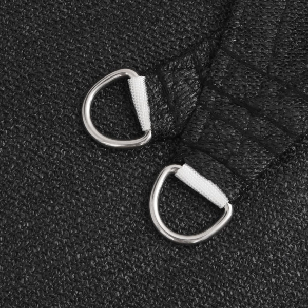 vidaXL Sonnensegel 160 g/m² Schwarz 2x4 m HDPE 311724 Bild 5