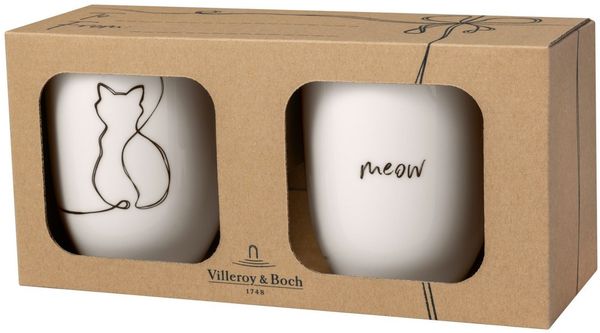 Villeroy & Boch Statement Kaffeebecher 280 ml 2er Set Cat