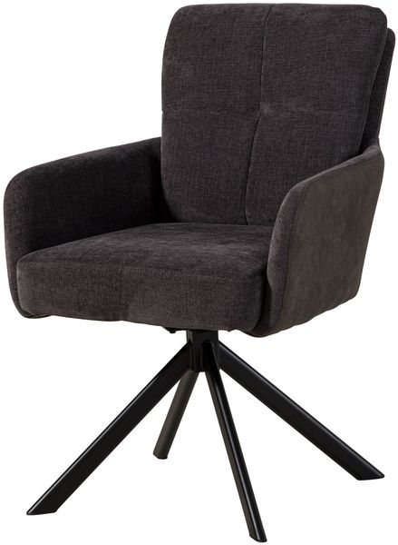 Drehstuhl 57x67x87 dunkelgrau / grau FABIAN #110