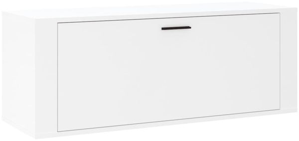 vidaXL Wand-Schuhschrank Weiß 100x35x38 cm Holzwerkstoff 821020 Bild 2