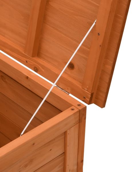 vidaXL Gartentruhe 99x49,5x58,5 cm Massivholz Tanne 364755 Bild 7