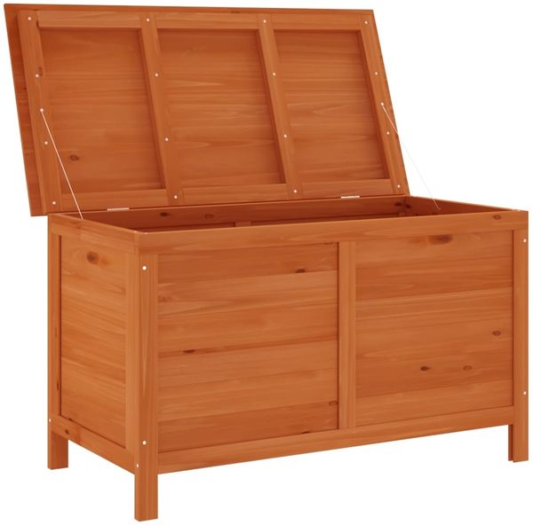 vidaXL Gartentruhe 99x49,5x58,5 cm Massivholz Tanne 364755 Bild 3