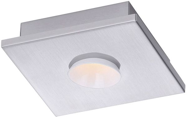 LED Deckenleuchte, dimmbar, weiß, nickel-matt, L 17 cm Bild 2
