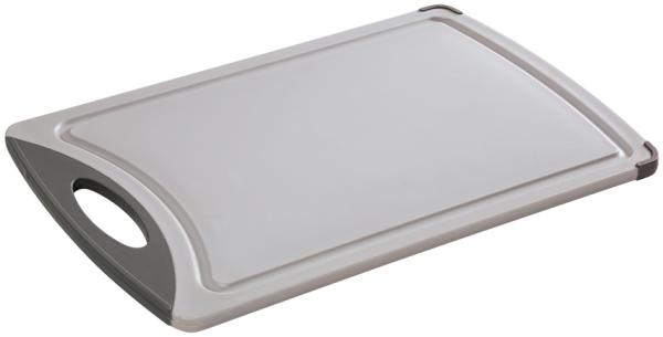 Zassenhaus Easy Cut Schneidbrett 38x25 cm grau