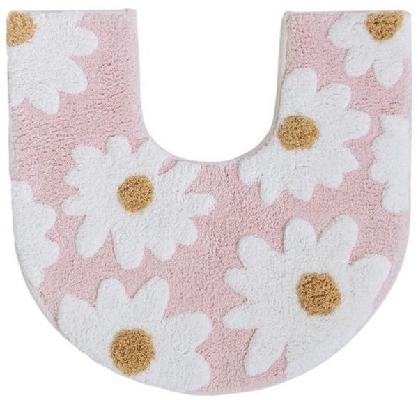 Next Badematte Daisy Toilettenvorleger aus 100 % Baumwolle, Höhe 50 mm, Baumwolle