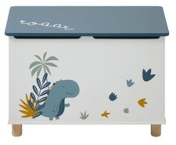 vertbaudet Sitzbank Kinder Spielzeugtruhe DINOSAURIER Bild 6
