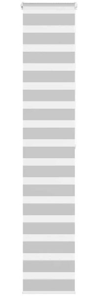 Doppelrollo Duo-Rollo Hellgrau 40x200 cm Stoffbreite 35,9 cm Polyester