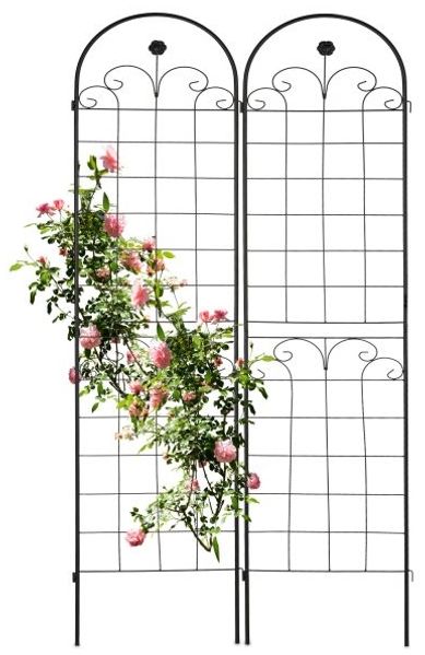 Relaxdays Rankgitter 2er Set 180 cm