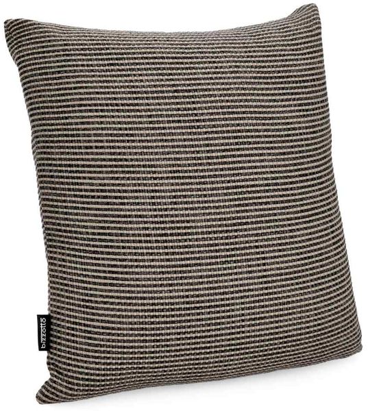 Outdoor Kissen Merve aus Melange-Stoff, wasserabweisend, 2er-Set, 45x45 cm, braun