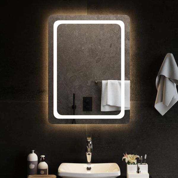 vidaXL LED-Badspiegel 60x80 cm 3154096