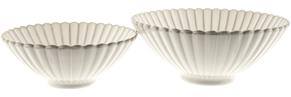 Bloomy Servier- & Salatschalen - 2er-Set aus hochwertigem Porzellan