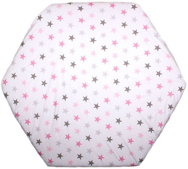 Primawela Spannbettlaken Baby Kinder 6-eck Laufgitter Laufstall Matratze 105x120cm