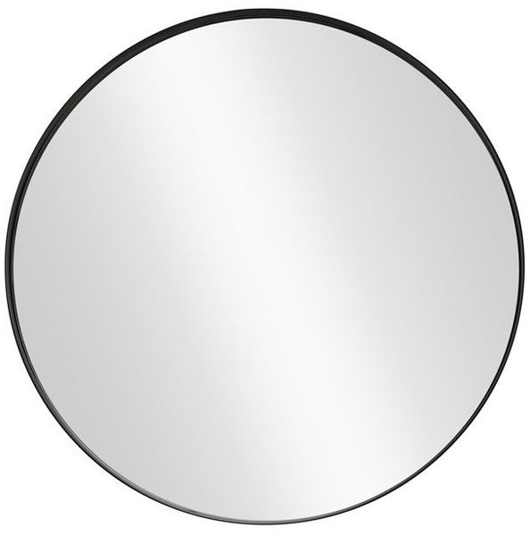 riess-ambiente Wandspiegel PORTRAIT 40cm schwarz – Metallrahmen, rund, Accessoire (Einzelartikel, 1-St), moderner Spiegel mit edlem Schwarz – ideal für Flur oder Ankleide