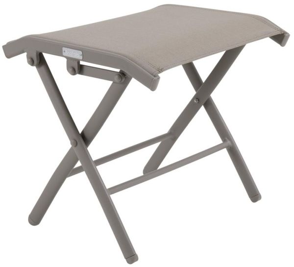 Gartenhocker Andy aus Textilene, Beige, 46 x 40 x 42 cm