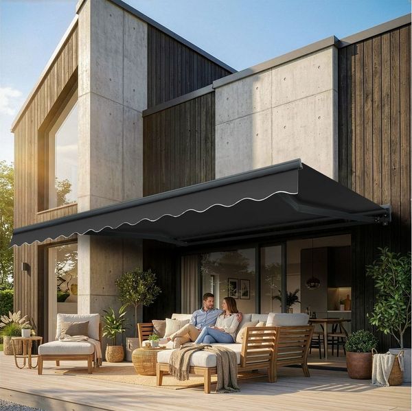 Eclipse Halbkassettenmarkise Kassettenmarkise Eclipse Standard manuell 2,5x2m