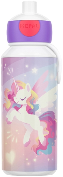 Mepal CAMPUS Trinkflasche Pop-Up 400 ml Unicorn Glow (2025)