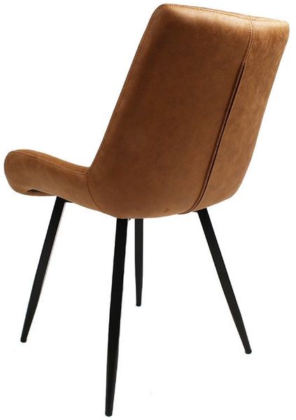 Bronx71 Esszimmerstuhl Microfaser Brooke cognac - 6er Set Bild 9