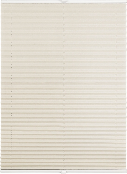 ondeco Plissee auf Maß Crushed-optik für alle Fenster innen, Montage in Glasleiste mit Spannschuh, Sonnenschutz-Rollo, Lichtschutz und blickdicht, Beige, B): 91-100 cm, H): 101-150 cm