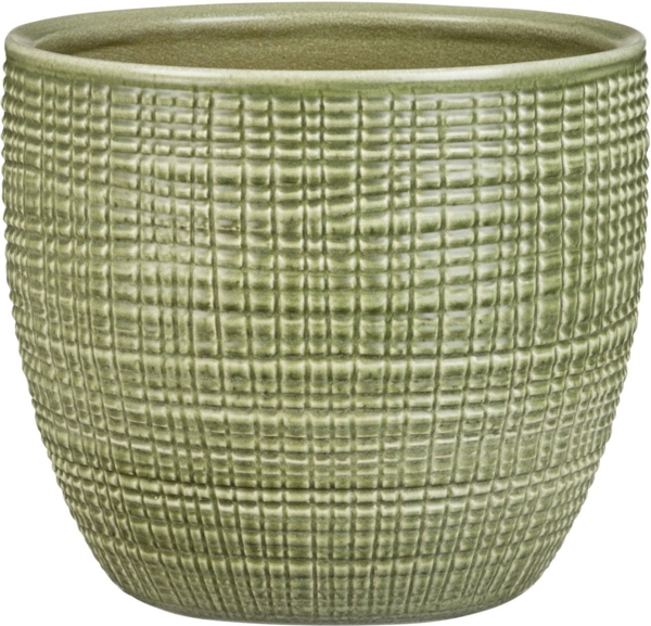 Scheurich Übertopf Serie 866 Ø 19 x 16,9 cm kaki