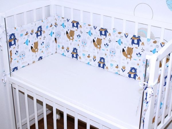Primawela Bettnestchen Baby 170 cm für Beistellbett 40x90 cm Baby Bettumrandung Luftschutz
