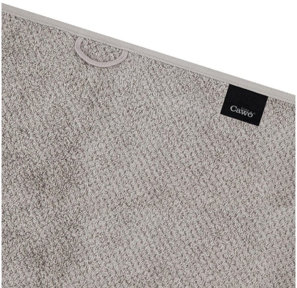 Cawö Pure 4 tlg. Frottier-Set - 4 X Handtuch (50 X 100cm) - 494 g/m2 - Stein