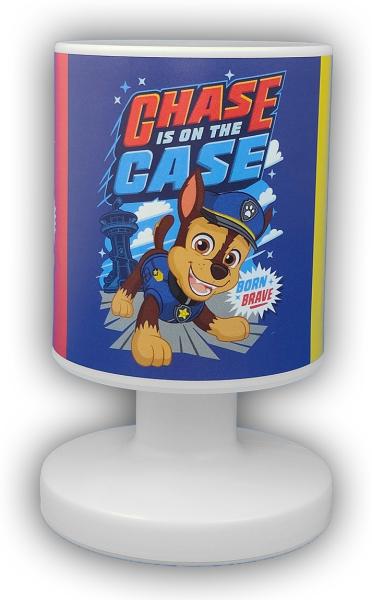 LED Akku Tischleuchte mit 3 Paw Patrol Motiven, per USB aufladbar, Höhe 20cm