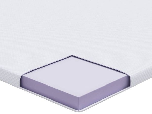 vidaXL Matratzenauflage, Jacquard Stoff weiß, Höhe 5 cm, 200x200 cm Bild 11