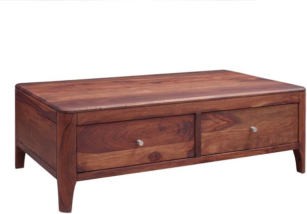 Couchtisch Sheesham 120x70x40 walnuss geölt BROOKLYN #12